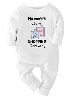 Zeezeezoo - White Typography Romper