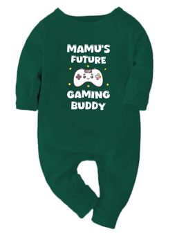 Zeezeezoo - Green Typography Romper