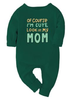 Zeezeezoo - Green Typography Romper