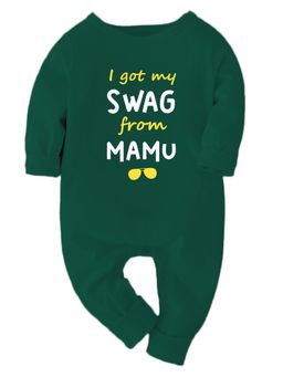 Zeezeezoo - Green Typography Romper