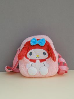 DukieKooky - Girls Pink Embroidered Sling Bag