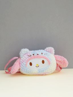 DukieKooky - Girls Pink Embroidered Sling Bag