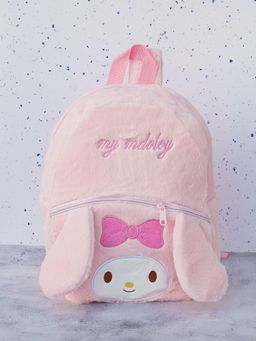 DukieKooky - Girls Pink Embroidered Backpack