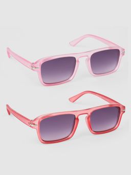 DukieKooky - Unisex Grey Solid/Plain Uv Coating Sunglass