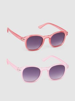 DukieKooky - Unisex Grey Solid/Plain Uv Coating Sunglass