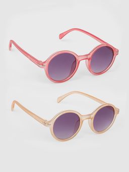 DukieKooky - Unisex Grey Solid/Plain Uv Coating Sunglass