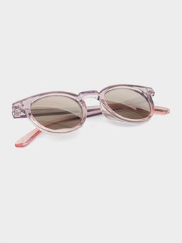 DukieKooky - Unisex Pink Printed Uv Coating Sunglass