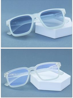 DukieKooky - Unisex Blue Solid/Plain Uv Coating Sunglass
