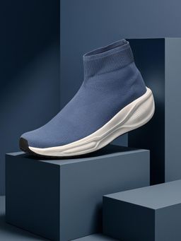 Off Limits - Men Blue Mid Top Sneakers