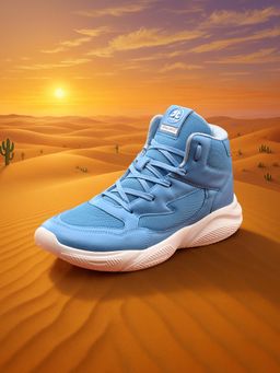 Off Limits - Men Blue Mid Top Sneakers