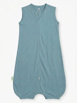 Cocoon Care - Blue Bamboo Cotton Solid Sleeping Bag for Baby Boys and Girls