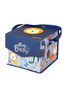 Little Surprise Box - Blue King Lion Newborn Hamper Gift Box for Baby Boy (0-6 Months)