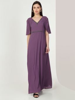 MISH - Solid Purple Dress