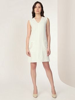 MISH - Solid White Mini Dress