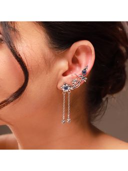 Voylla - Blue Phulwari Kusumara Oxidised Ear Cuff