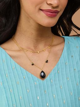 Fabindia - Black Short Pendant