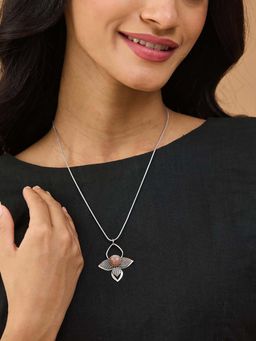 Fabindia - Brown Long Pendant