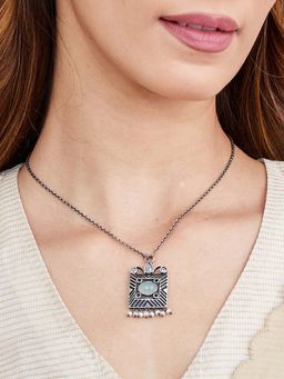 Fabindia - Blue Pendant Necklace