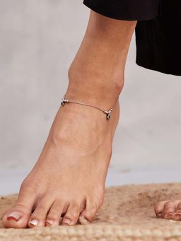 Fabindia - Green Adjustable Anklet