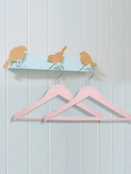 Baby Moo - Sturdy Pink Baby Hanger Set of 5