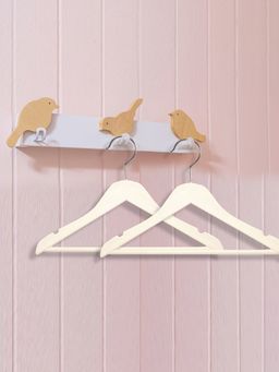 Baby Moo - Sturdy Off White Baby Hanger Set of 5