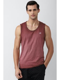 Peter England - Men Maroon Tank Top