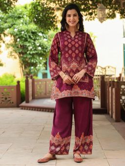 Autumnlane - Mahua Mulberry Printed Co-Ord Set