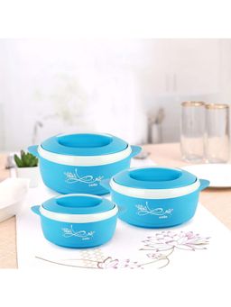 CELLO - Sapphire Insulated Inner Steel Casserole, Blue (Set of 3)