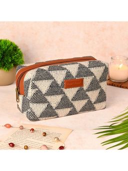 Visual Echoes - Women Grey & White Pouch