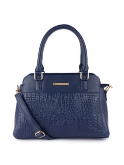 Lapis O Lupo - Blue Animal Print Handbag