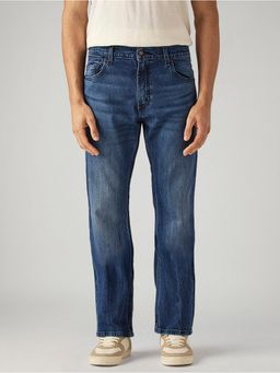 Levi's - Mens 517 Blue Bootcut Fit Mid Rise Hyper Stretch Jeans