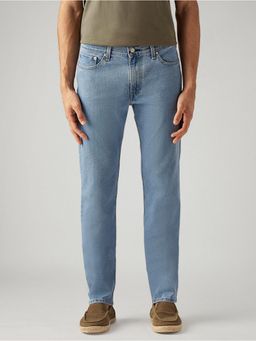 Levi's - Mens 511 Light-Blue Slim Fit Mid Rise Jeans