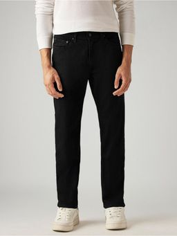 Levi's - Mens 541 Black Athletic Tapered Fit Mid Rise Jeans