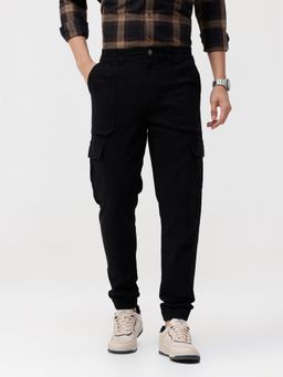 Crocodile - Black Solid Trouser