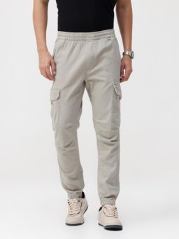 Crocodile - Beige Solid Trouser