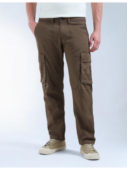 Flying Machine - Mid Rise Relaxed Tapered Fit Cargo Pant