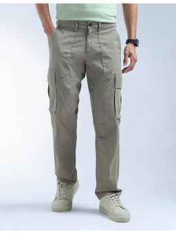 Flying Machine - Mid Rise Relaxed Tapered Fit Cargo Pant