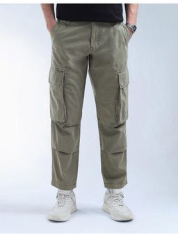 Flying Machine - Mid Rise Relaxed Fit Cargo Pant