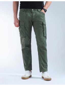 Flying Machine - Mid Rise Relaxed Tapered Fit Trouser