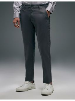 Flying Machine - Grey Slash Slim Tapered Fit Twill Chinos