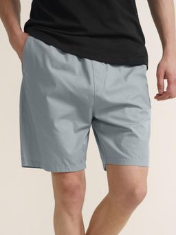 DaMENSCH - Mens Grey Pure Cotton Ultra Light Lounge Shorts