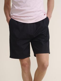 DaMENSCH - Mens Black Pure Cotton Ultra Light Lounge Shorts