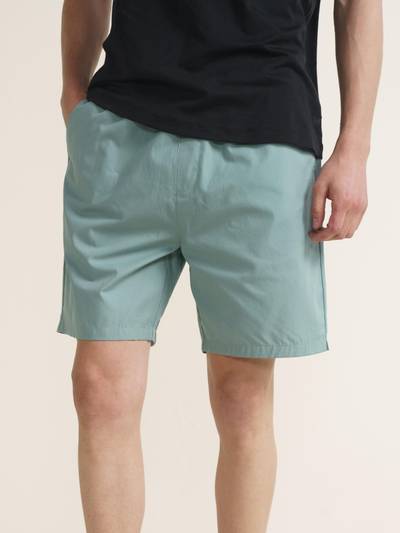 Mens Blue Pure Cotton Ultra Light Lounge Shorts