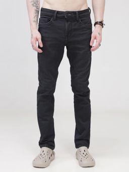 TURMS - Mens 30 Days No Wash Black Denim Jeans