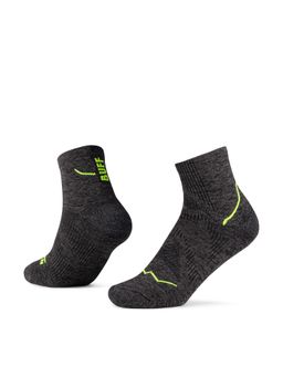 Buff - Unisex Black Cool Net Crew Socks