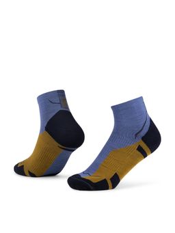 Buff - Unisex Blue Merino Quarter Socks