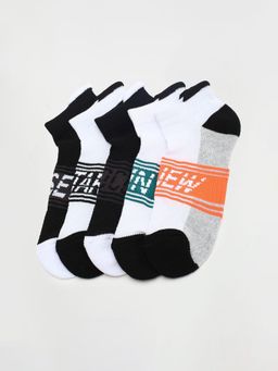 max - Men Printed Ankle-Length Socks (Pack of 5)