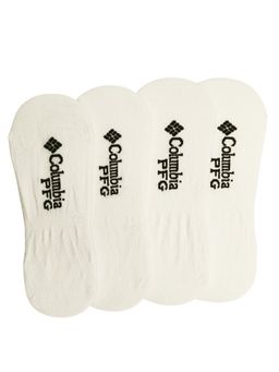 Columbia - Men White PFG Basic Liner Socks (Pack of 2)