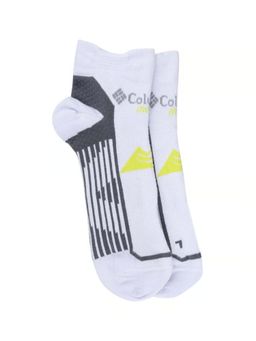 Columbia - Unisex White Low Cut Optical Running Socks