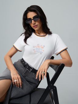 The Souled Store - Casual Classics: Give 'em Hell Women T-Shirt